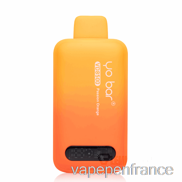 Yo Bar Vd8500 Stylo Vape Orange Passion Jetable